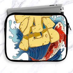 Wave Fish Koi Splash Character Carp Apple Ipad 2/3/4 Zipper Cases by Wegoenart