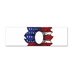 Us Flag Flower Sunshine Flag America Usa Sticker (Bumper) Front