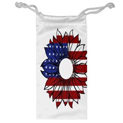 Us Flag Flower Sunshine Flag America Usa Jewelry Bag by Wegoenart