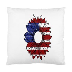 Us Flag Flower Sunshine Flag America Usa Standard Cushion Case (one Side) by Wegoenart