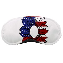 Us Flag Flower Sunshine Flag America Usa Sleeping Mask by Wegoenart