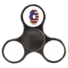 Us Flag Flower Sunshine Flag America Usa Finger Spinner by Wegoenart