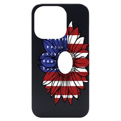 Us Flag Flower Sunshine Flag America Usa Iphone 14 Pro Black Uv Print Case