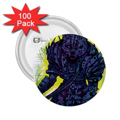 Zombie Animal Warrior Armor Arrows Aura 2 25  Buttons (100 Pack)  by Wegoenart