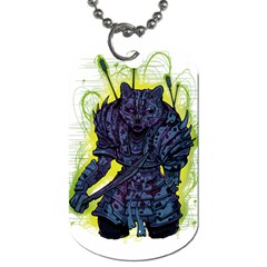 Zombie Animal Warrior Armor Arrows Aura Dog Tag (two Sides) by Wegoenart