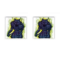 Zombie Animal Warrior Armor Arrows Aura Cufflinks (square) by Wegoenart