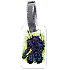 Zombie Animal Warrior Armor Arrows Aura Luggage Tag (one Side) by Wegoenart