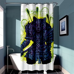 Zombie Animal Warrior Armor Arrows Aura Shower Curtain 36  X 72  (stall)  by Wegoenart