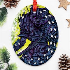 Zombie Animal Warrior Armor Arrows Aura Ornament (oval Filigree)