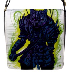 Zombie Animal Warrior Armor Arrows Aura Flap Closure Messenger Bag (s) by Wegoenart