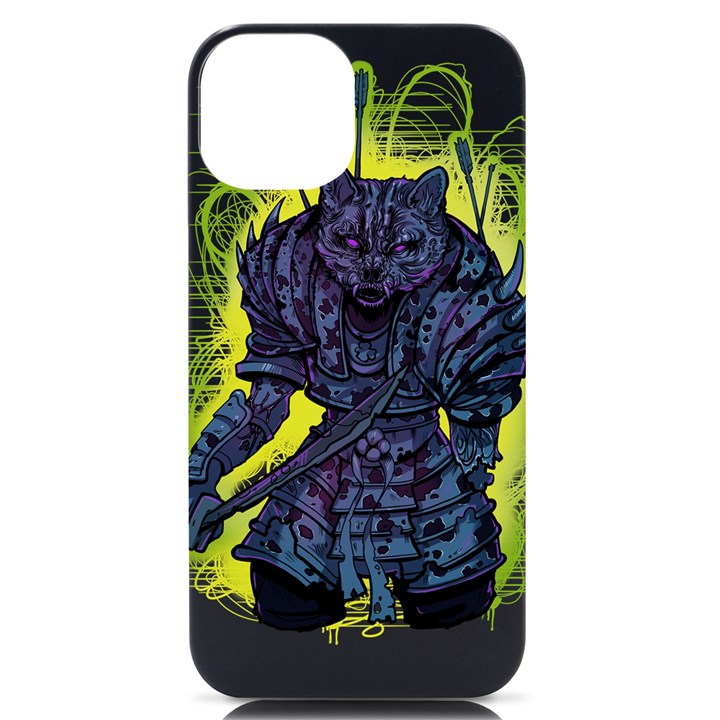 Zombie Animal Warrior Armor Arrows Aura iPhone 14 Black UV Print Case