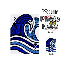 Print Water Waves Playing Cards 54 Designs (mini)