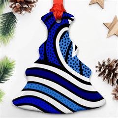 Print Water Waves Christmas Tree Ornament (two Sides)