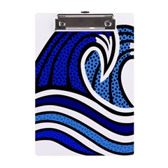 Print Water Waves A5 Acrylic Clipboard