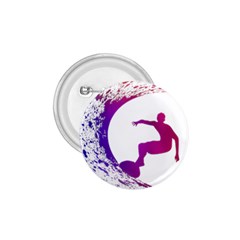 Wave Surfer Surfing Sport Athlete Water Sea 1 75  Buttons by Wegoenart