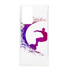 Wave Surfer Surfing Sport Athlete Water Sea Samsung Galaxy Note 20 Ultra Tpu Uv Case