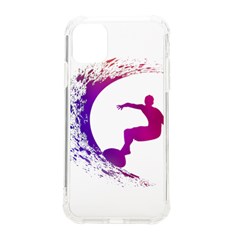 Wave Surfer Surfing Sport Athlete Water Sea Iphone 11 Tpu Uv Print Case by Wegoenart