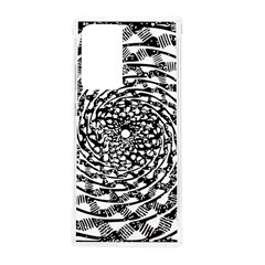 Illusions Abstract Black And White Patterns Swirls Samsung Galaxy Note 20 Ultra Tpu Uv Case by Wegoenart