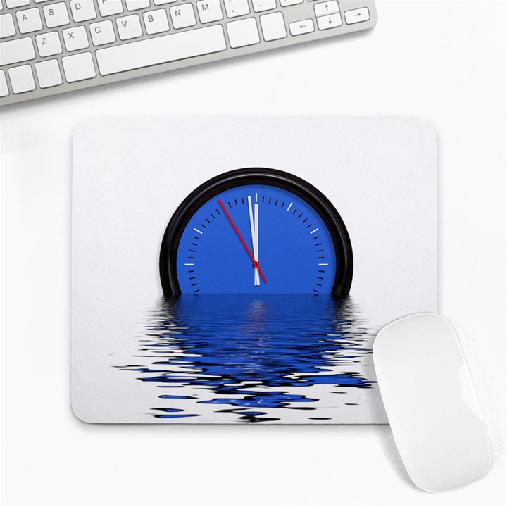 The Eleventh Hour Clock Time Catastrophe Large Mousepad