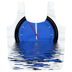 The Eleventh Hour Clock Time Catastrophe Full Print Recycle Bag (xxl)