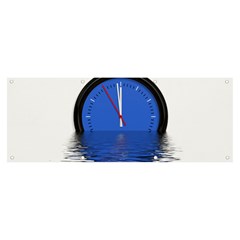 The Eleventh Hour Clock Time Catastrophe Banner and Sign 8  x 3 