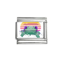 Frog Animal Sun Amphibian Figure Digital Art Italian Charm (9mm) by Wegoenart