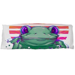 Frog Animal Sun Amphibian Figure Digital Art Body Pillow Case Dakimakura (two Sides) by Wegoenart