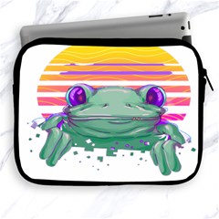 Frog Animal Sun Amphibian Figure Digital Art Apple Ipad 2/3/4 Zipper Cases by Wegoenart