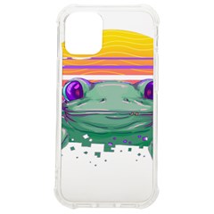 Frog Animal Sun Amphibian Figure Digital Art Iphone 12 Mini Tpu Uv Print Case	 by Wegoenart