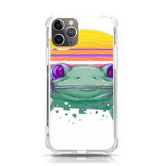 Frog Animal Sun Amphibian Figure Digital Art Iphone 11 Pro 5 8 Inch Tpu Uv Print Case by Wegoenart