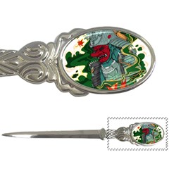 Armor Japan Maple Leaves Samurai Mask Cut Letter Opener by Wegoenart