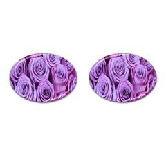 Roses-52 Cufflinks (oval) by nateshop