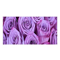 Roses-52 Satin Shawl 45  X 80  by nateshop