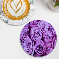 Roses-52 Uv Print Round Tile Coaster by nateshop