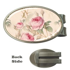 Roses-58 Money Clips (oval)  by nateshop