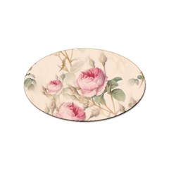 Roses-58 Sticker (oval)