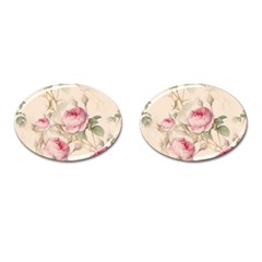 Roses-58 Cufflinks (oval) by nateshop