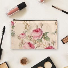 Roses-58 Cosmetic Bag (medium) by nateshop