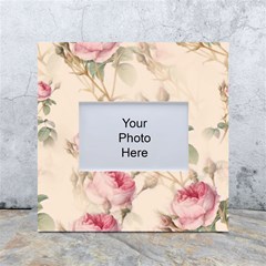 Roses-58 White Box Photo Frame 4  X 6  by nateshop