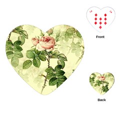 Roses-59 Playing Cards Single Design (heart) by nateshop