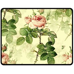 Roses-59 Fleece Blanket (medium) by nateshop