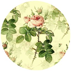 Roses-59 Wooden Puzzle Round by nateshop