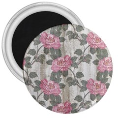 Roses-pink-elegan 3  Magnets by nateshop