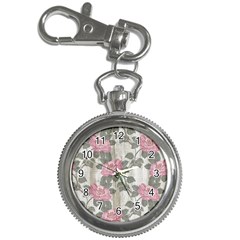 Roses-pink-elegan Key Chain Watches by nateshop