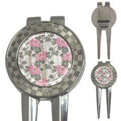 Roses-pink-elegan 3-in-1 Golf Divots by nateshop