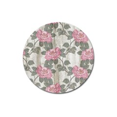 Roses-pink-elegan Magnet 3  (round) by nateshop