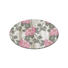 Roses-pink-elegan Sticker Oval (10 Pack) by nateshop