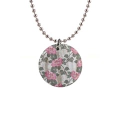 Roses-pink-elegan 1  Button Necklace by nateshop