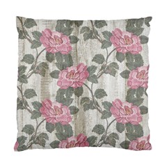 Roses-pink-elegan Standard Cushion Case (two Sides) by nateshop