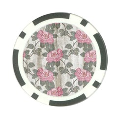 Roses-pink-elegan Poker Chip Card Guard by nateshop